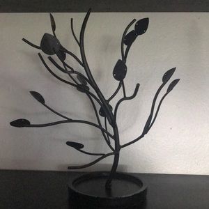 Black tree jewelry/earring stand